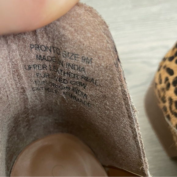 Coconuts leopard fur ankle boots - Picture 3 of 8